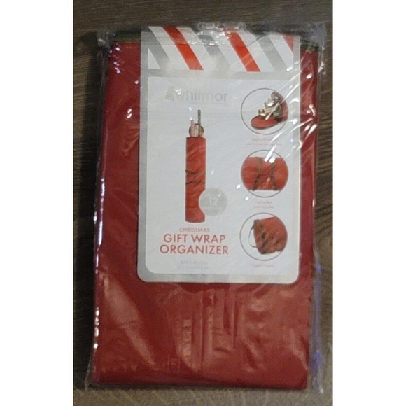 Whitmor Storage & Organization New Whitmor Christmas Gift Wrap Storage Organizer Handles 2